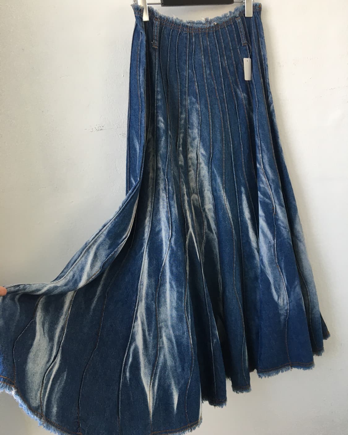 Washing denim skirt 상품이미지3
