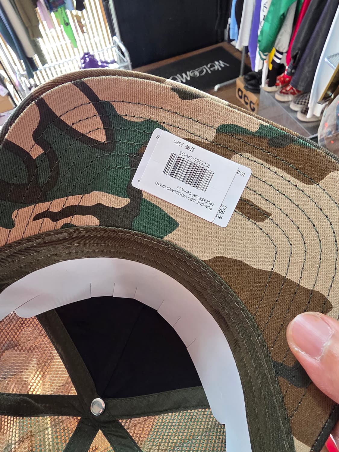 Bbc 카모 트러커캡 상품이미지2