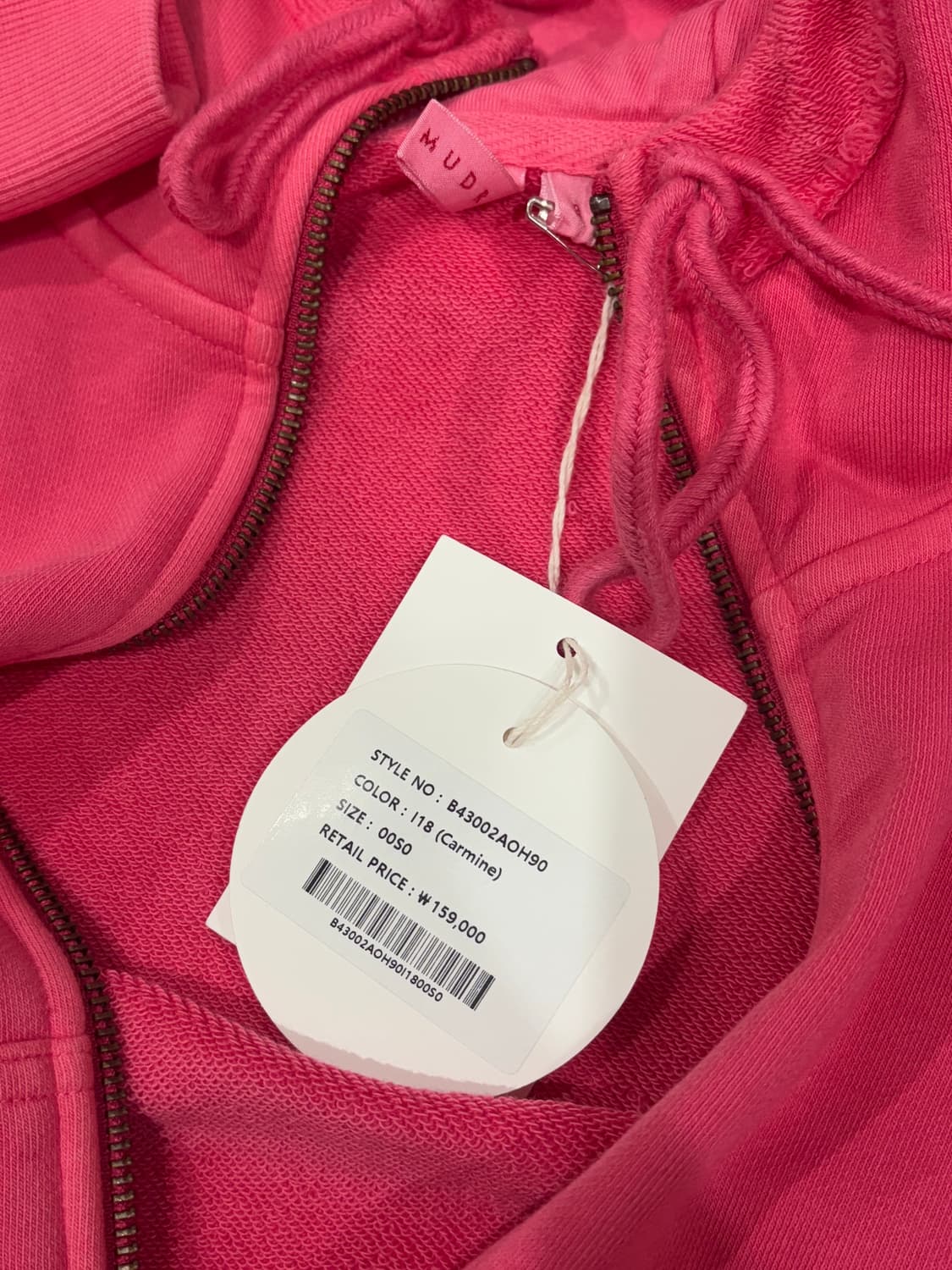 부디무드라 후드 집업 택 달린 새상품 s 상품이미지2