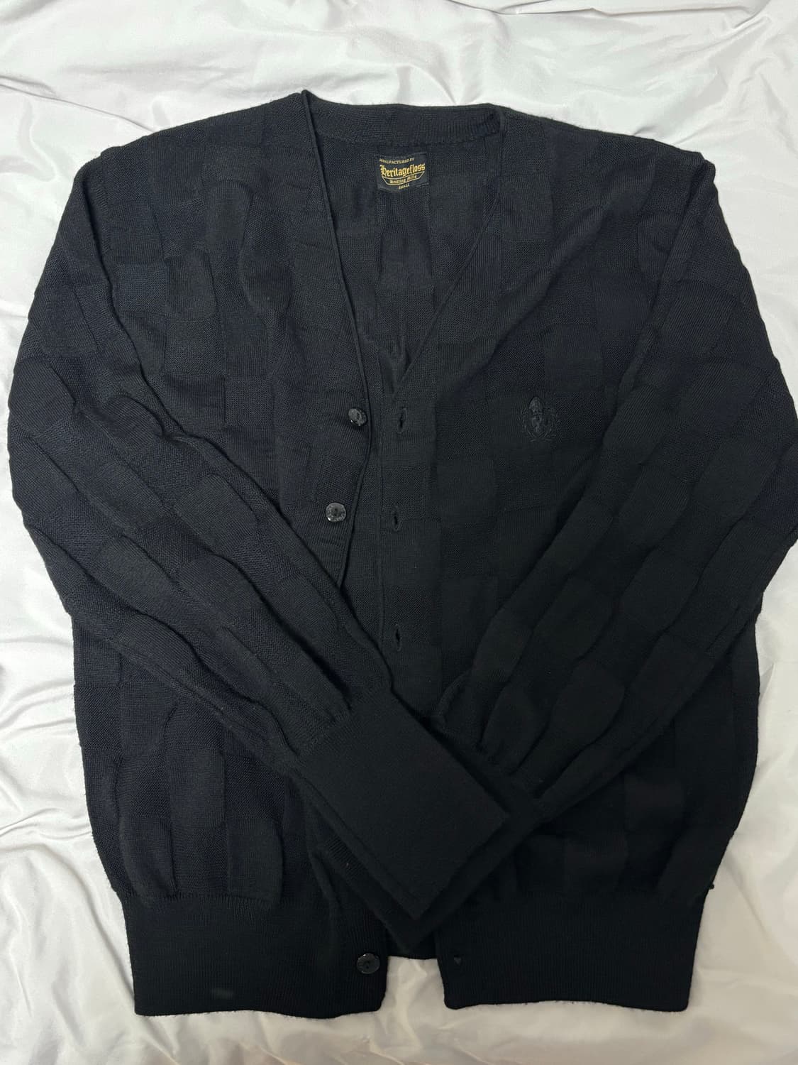 헤리티지 플로스 가디건 블랙 상품이미지1