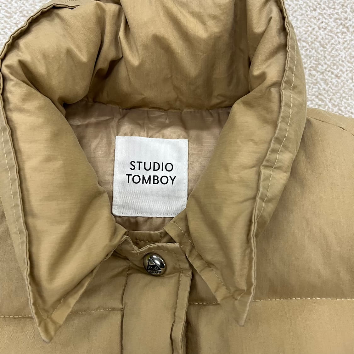 [F] 스튜디오톰보이 오버핏 푸퍼 덕다운 패딩 자켓 3977 상품이미지8