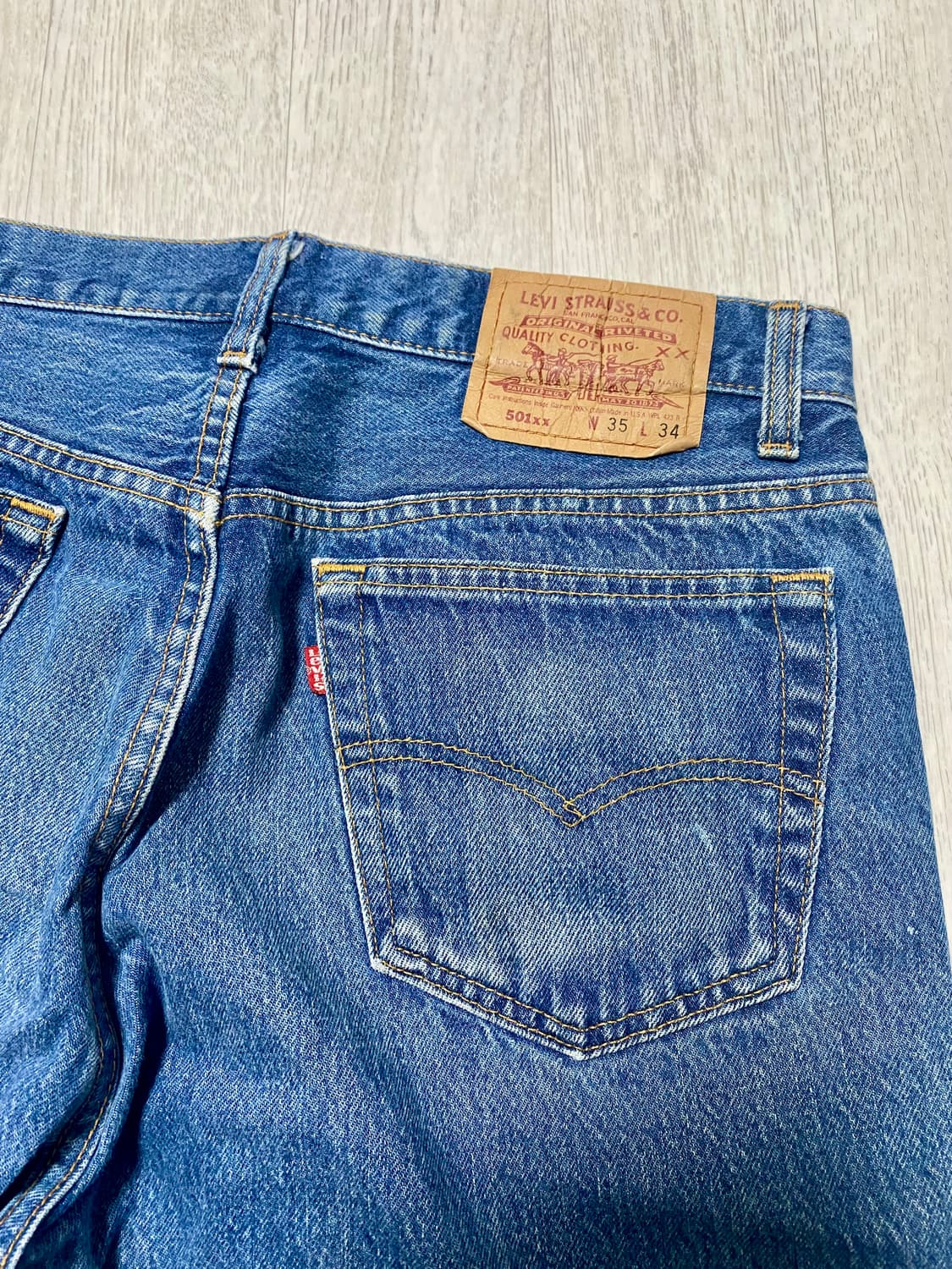 90s 리바이스 501 컷오프 쇼츠 상품이미지3