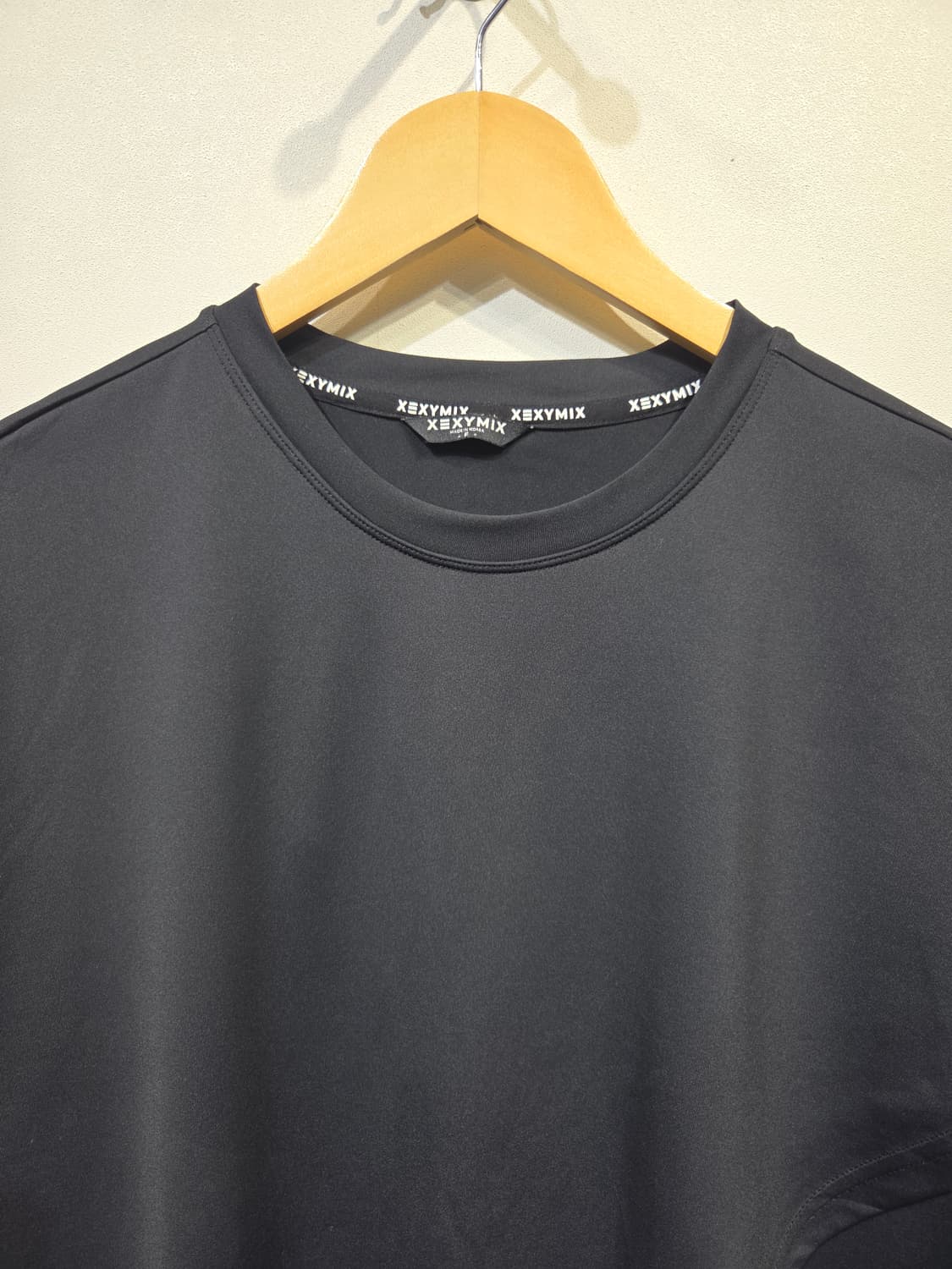 XEXYMIX 젝시믹스 언발란스 슬릿 오버핏 반팔 상품이미지3