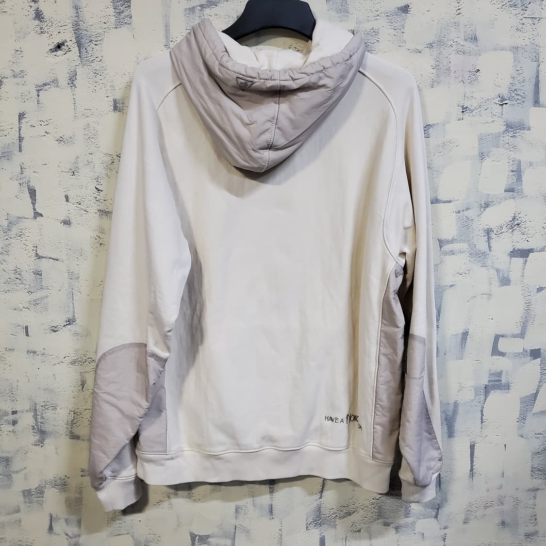 노이스 투톤 배색 후드티  상품이미지2