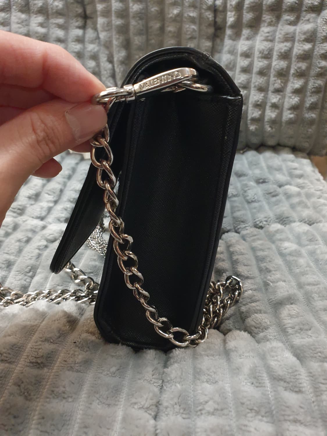 발렌티노 블랙 체인 숄더백 상품이미지3