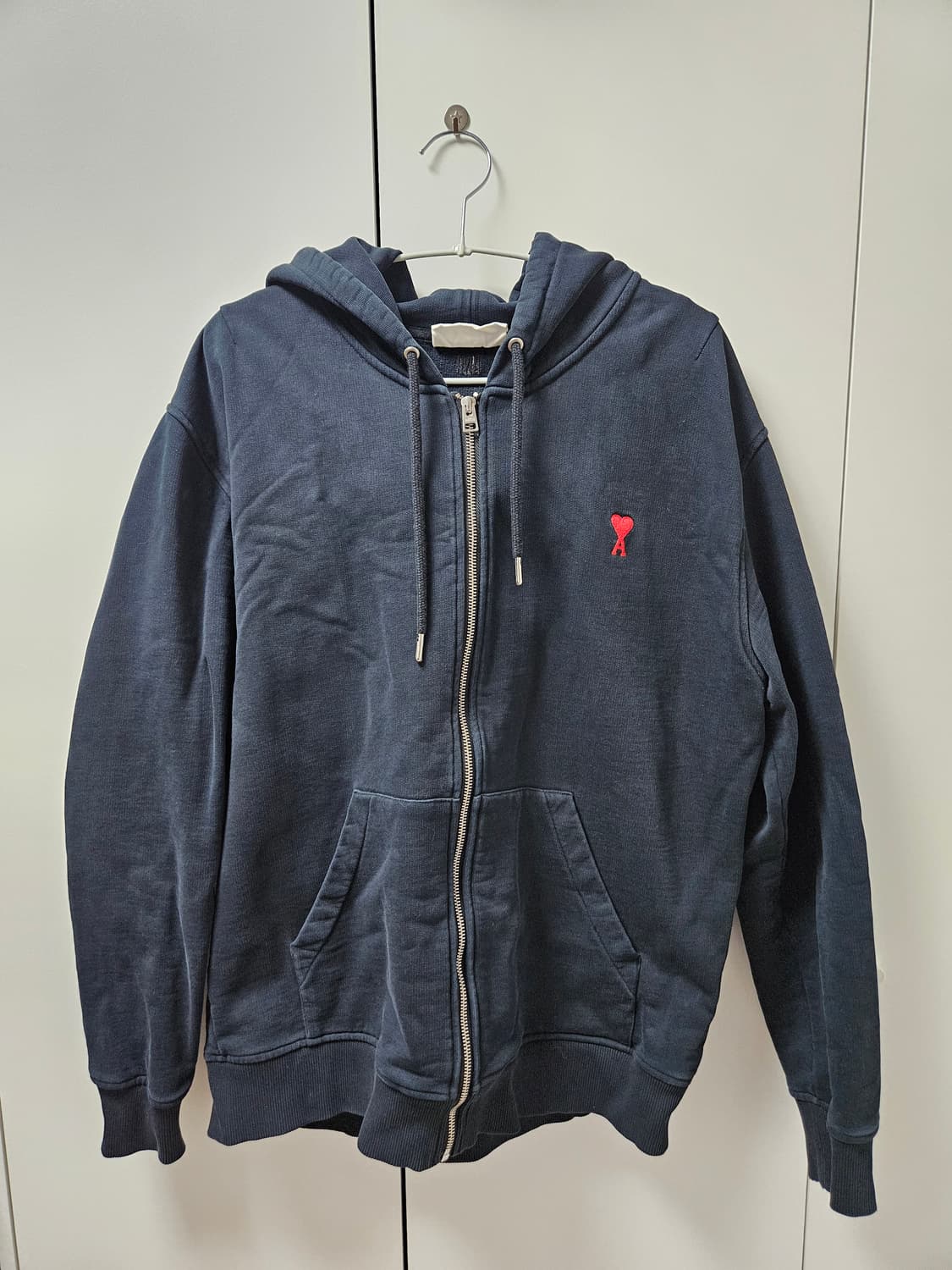 아미 하트 로고 후드집업(급처) 상품이미지1