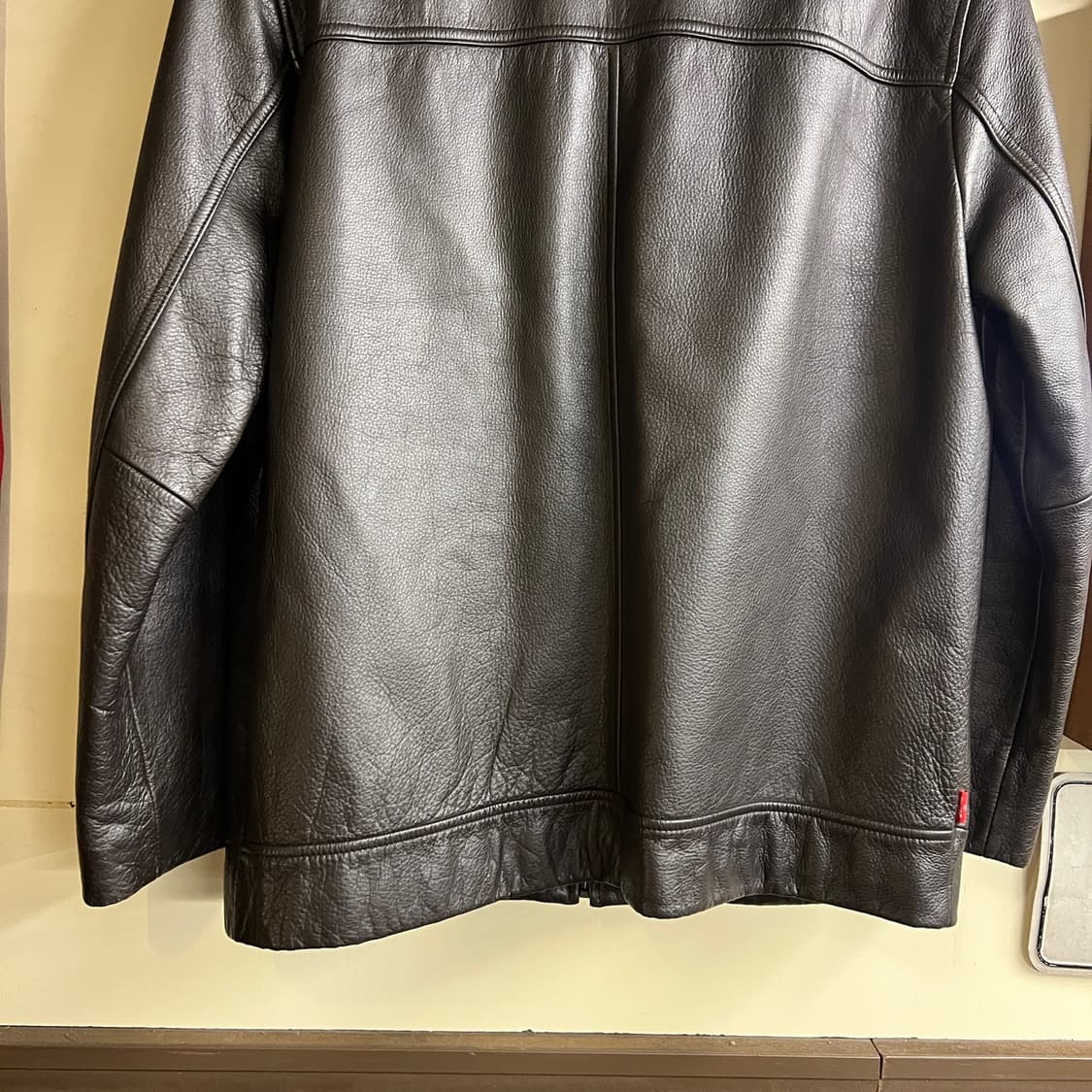 Levis Cow Skin Leather Jacket Brown 상품이미지8