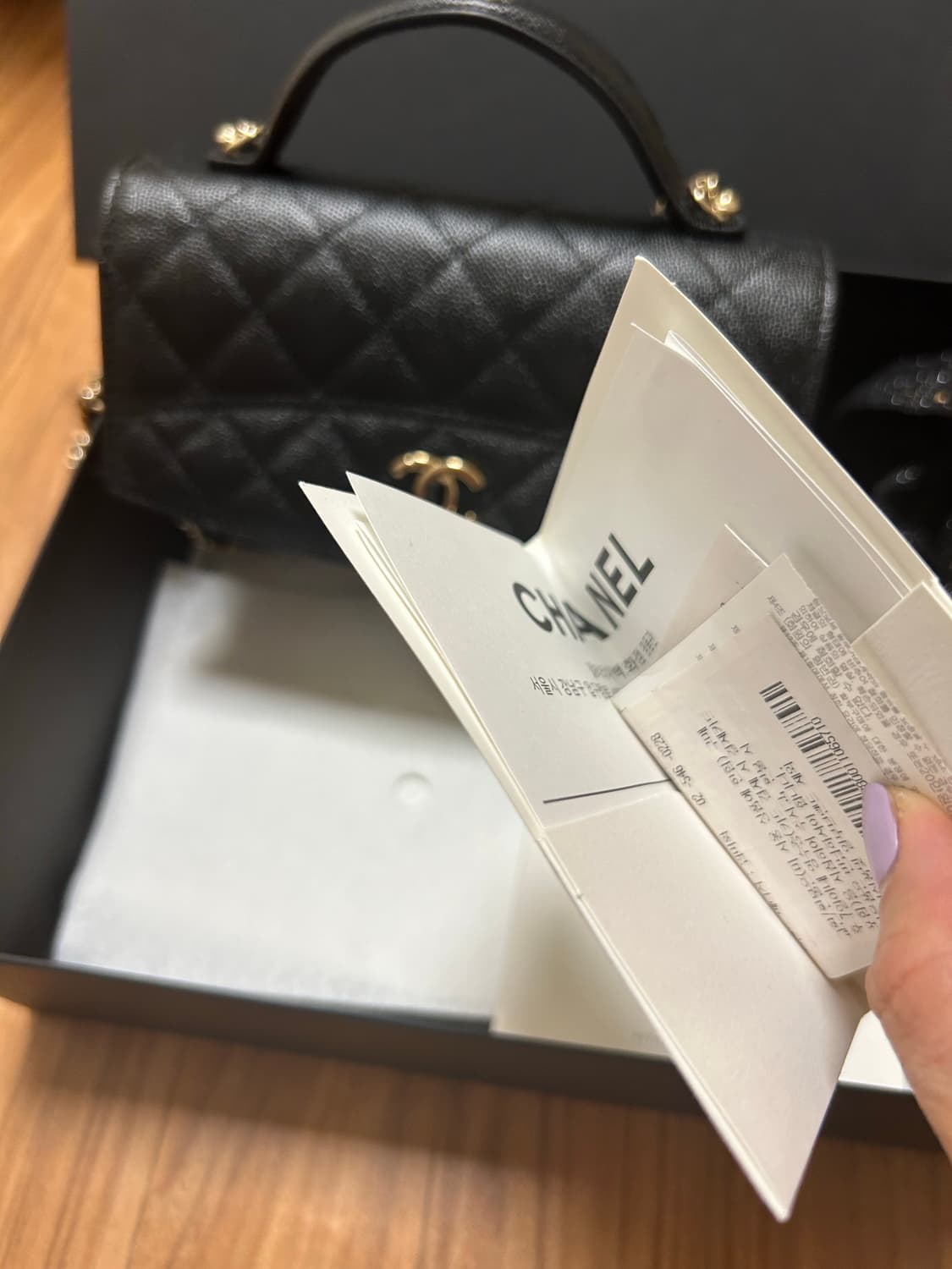 샤넬 캐비어 백팩 숄더백 상품이미지2
