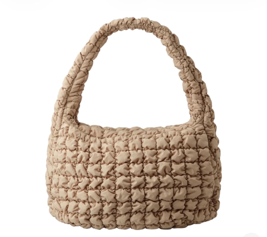 코스 오버사이즈 퀼티드백 베이지 택 달린 새상품 상품이미지1