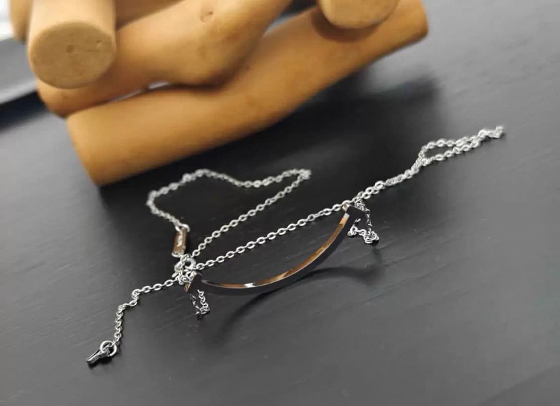 티파니앤코 스마일 팬던트 목걸이 실버 상품이미지3