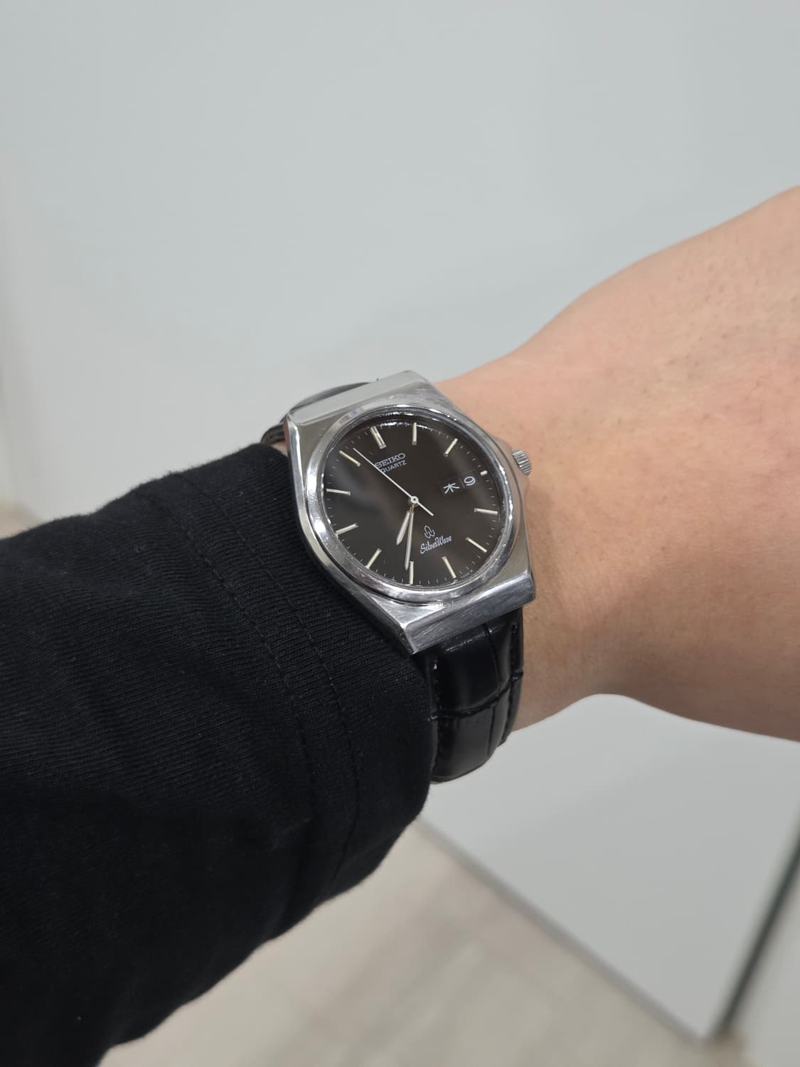 90s 세이코 실버웨이브 흑판 상품이미지5