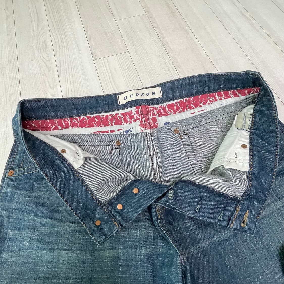 허드슨 40인치 빅사이즈 데님 청바지 (Made in USA) 상품이미지4