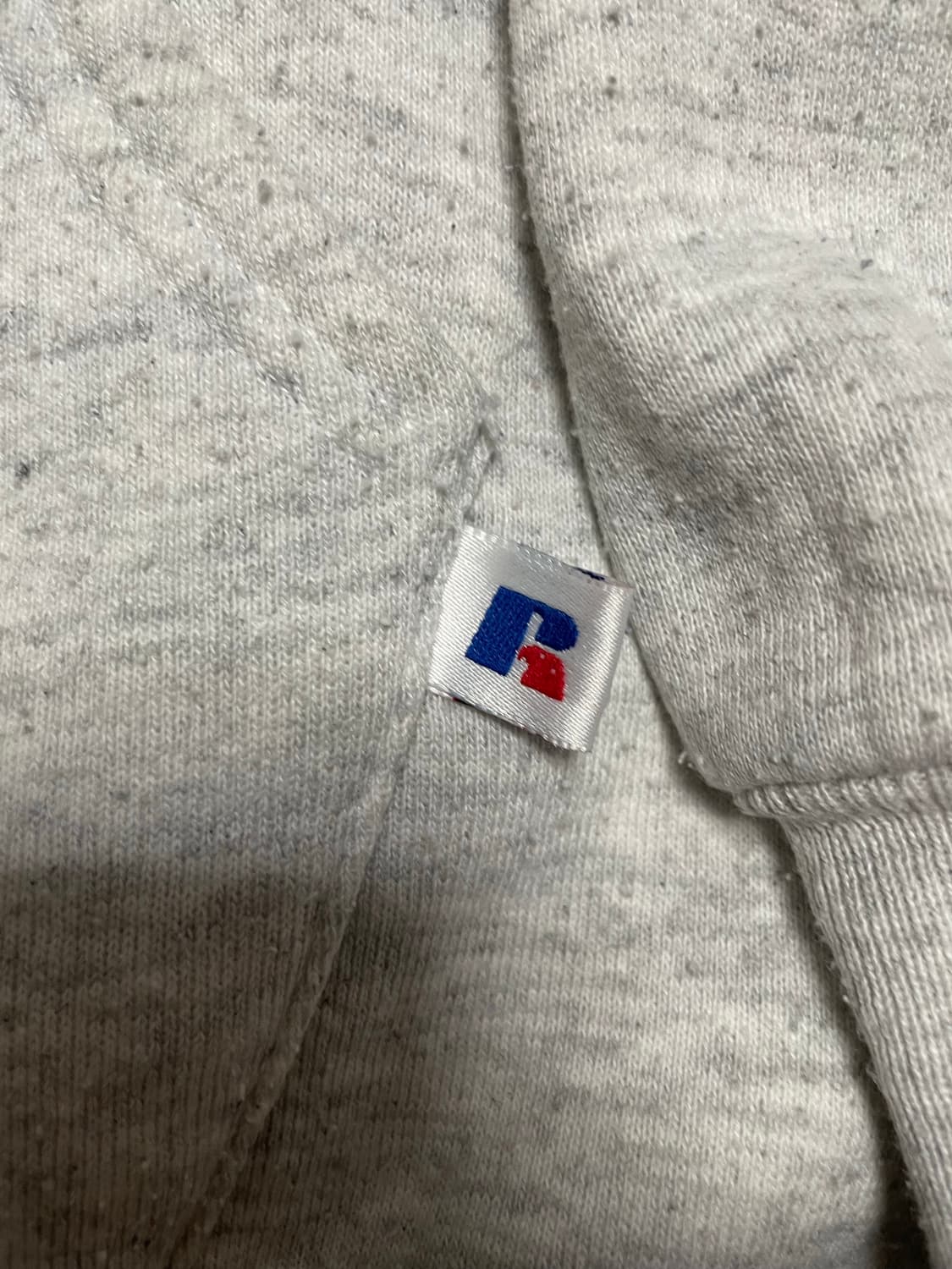 90s USA 러셀 RUSSELL 배기 후드 집업 애쉬 그레이 상품이미지3