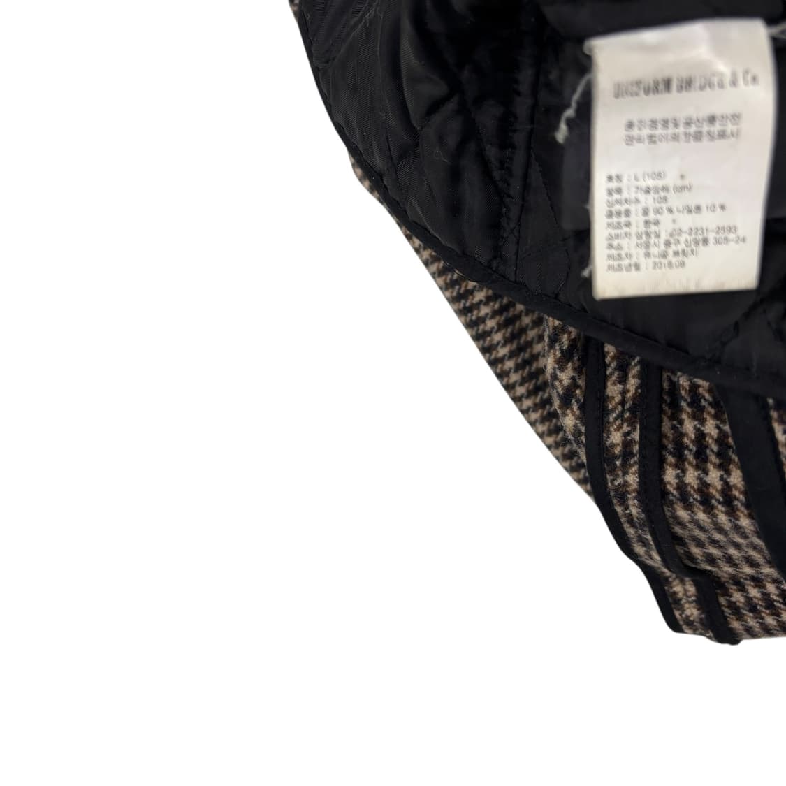 유니폼브릿지 울 발마칸 체크 코트 상품이미지4