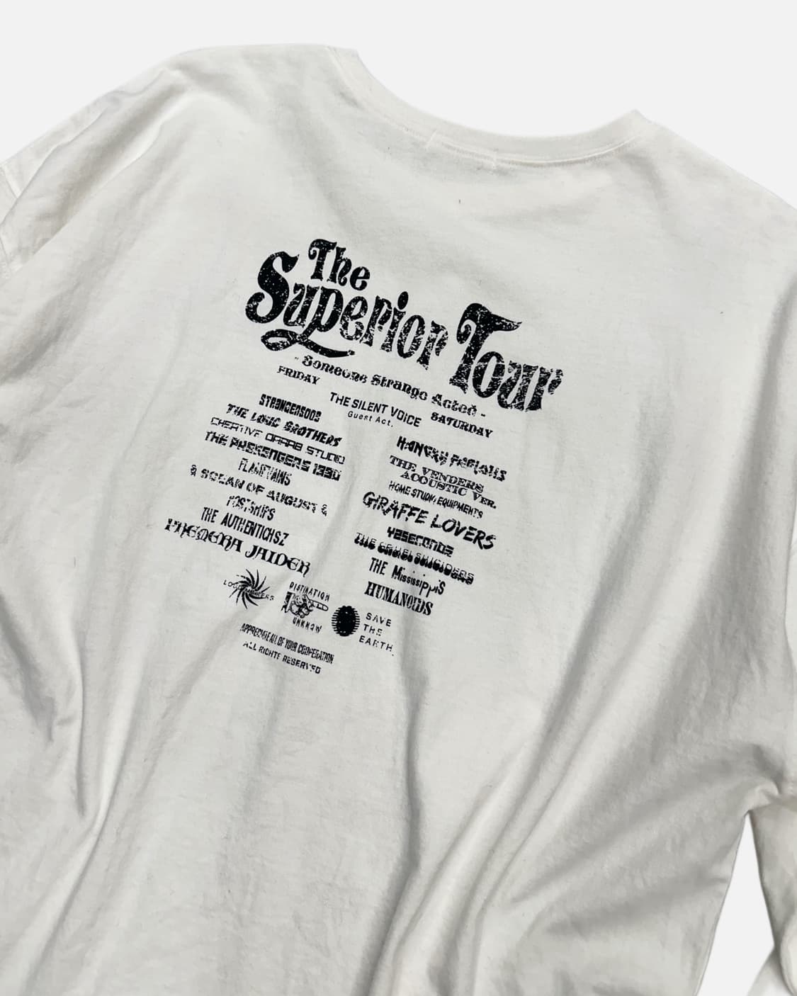 superior tour lettering t-shirt 상품이미지5
