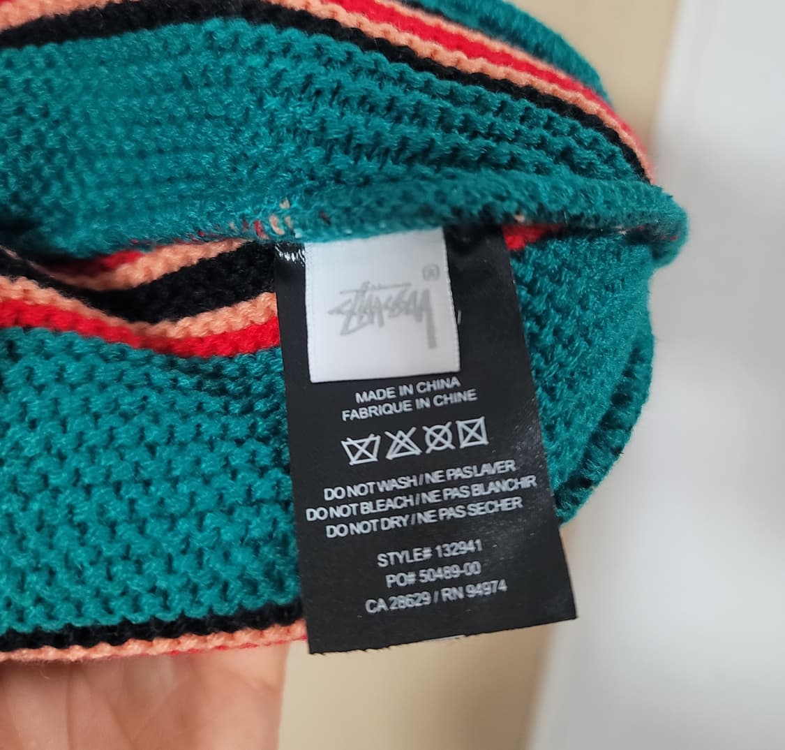 스투시 비니(Stussy Multi Stripe Knit Beanie) 상품이미지2