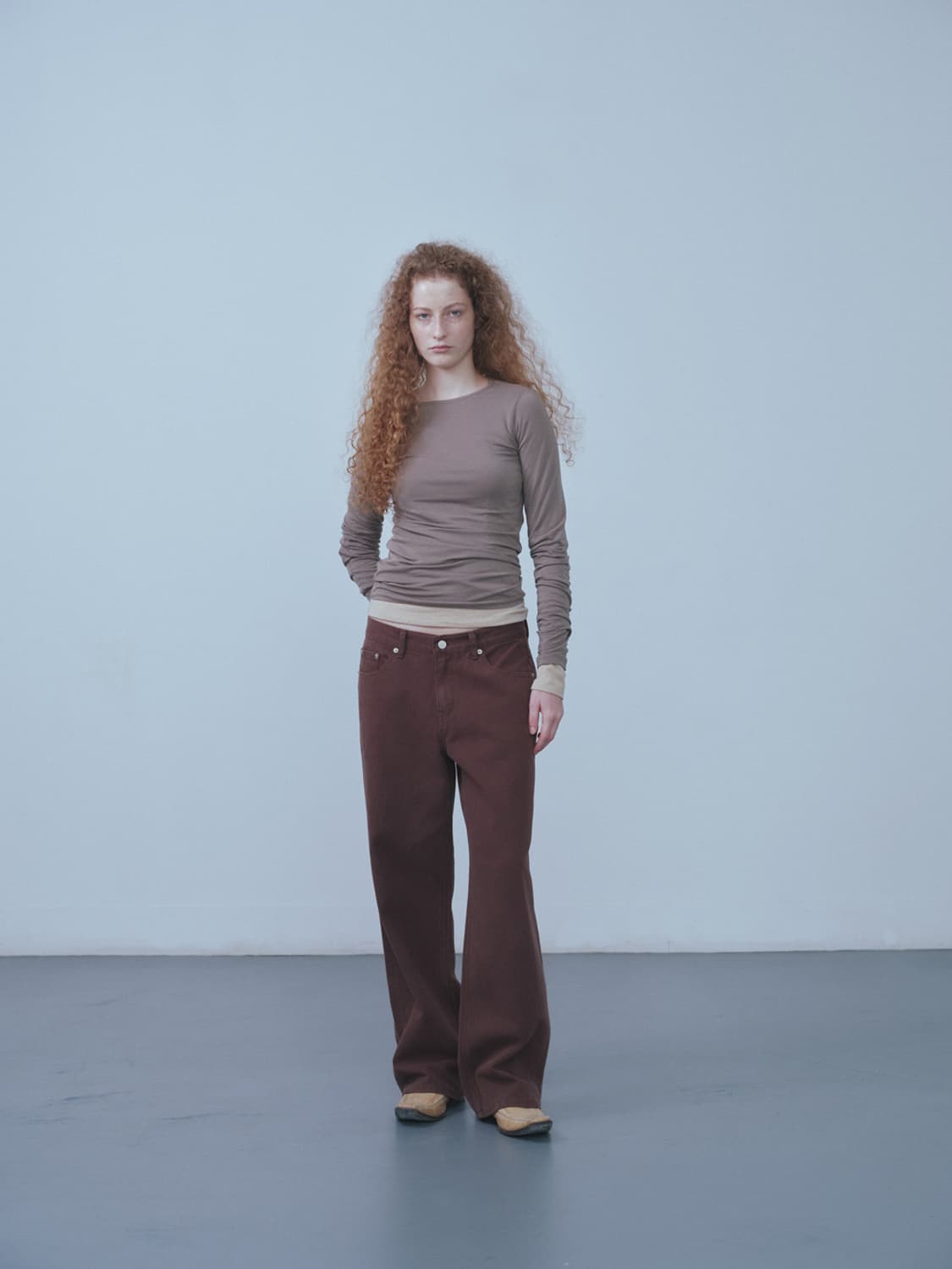 리포스 워시드 코튼 팬츠 상품이미지1