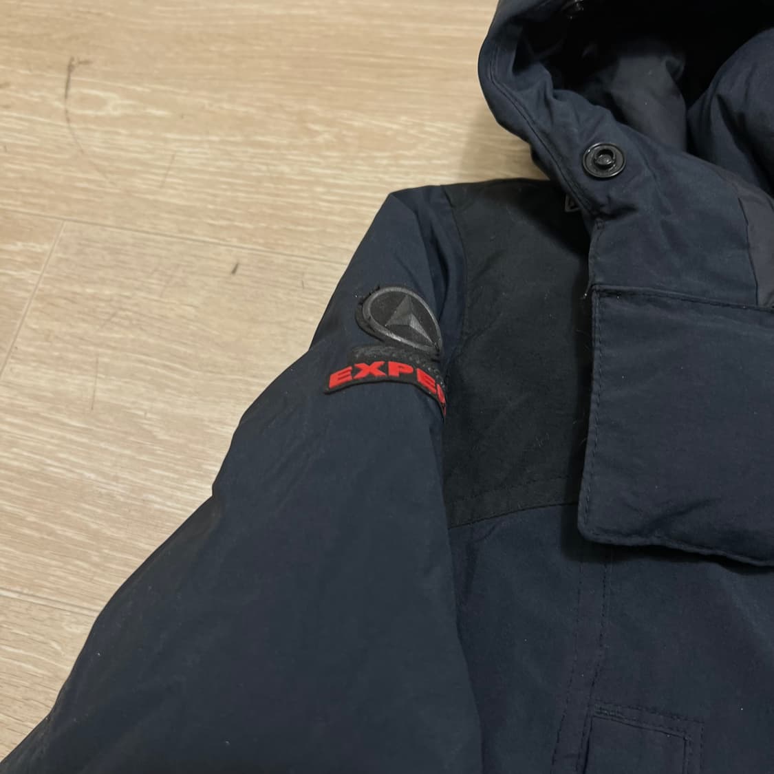 코오롱 스포츠 윈드스토퍼 여성 구스다운 롱패딩 점퍼 [블랙] M/95 상품이미지5