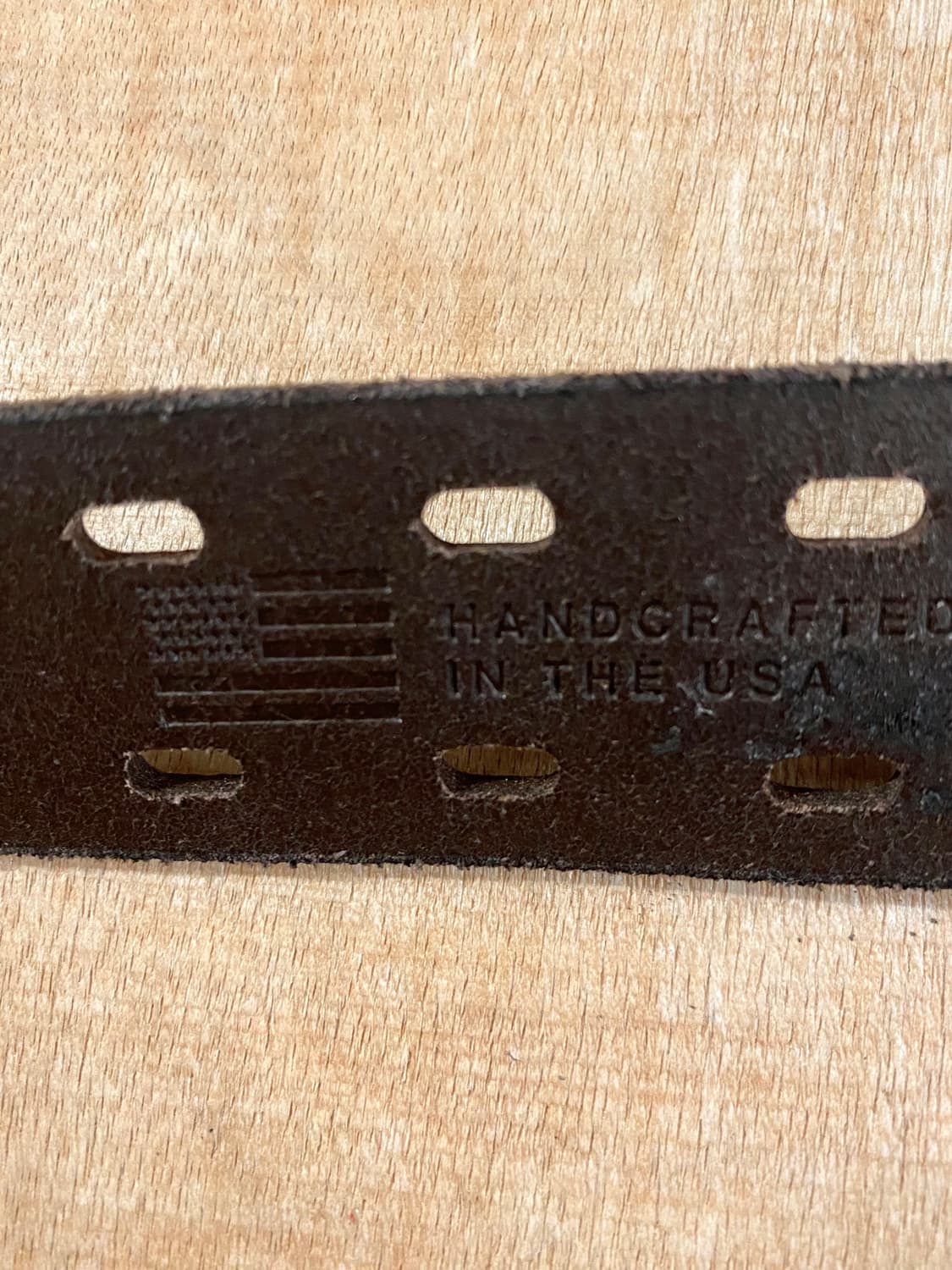 VTG leather double belt 미국 빈티지 풀그레인 벨트 상품이미지4