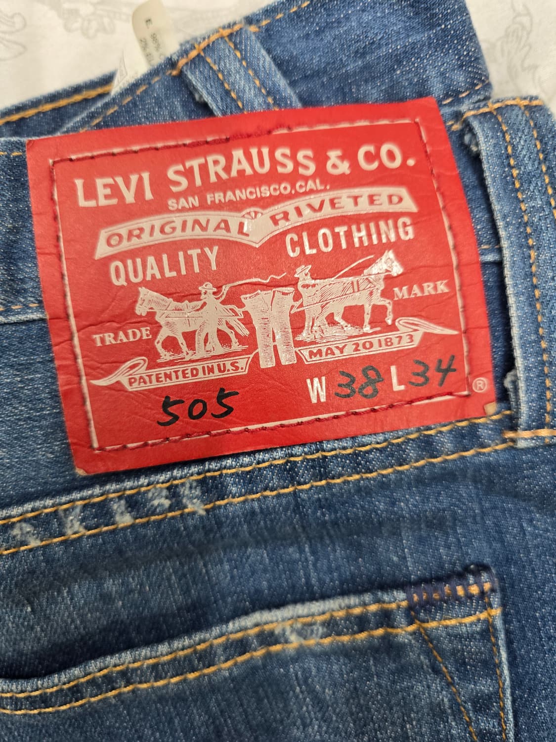 리바이스505 남성데님 상품이미지6