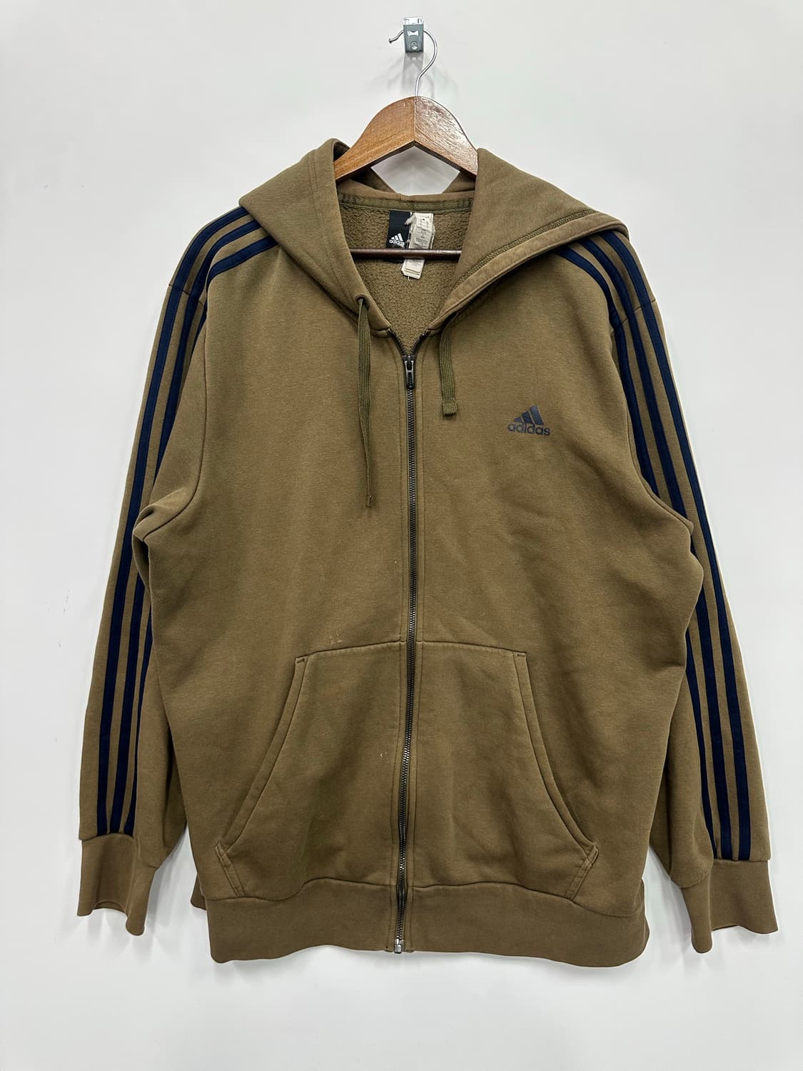 카키 아디다스 마샬아츠 후드집업 상품이미지1