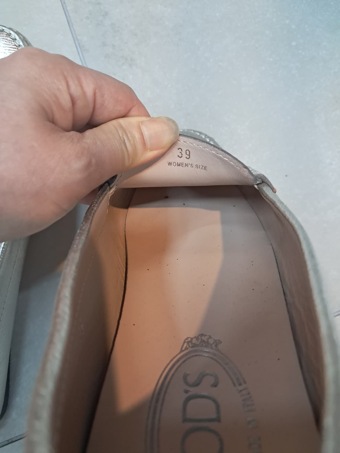 TOD'S 실버 여성 로퍼 39 상품이미지6