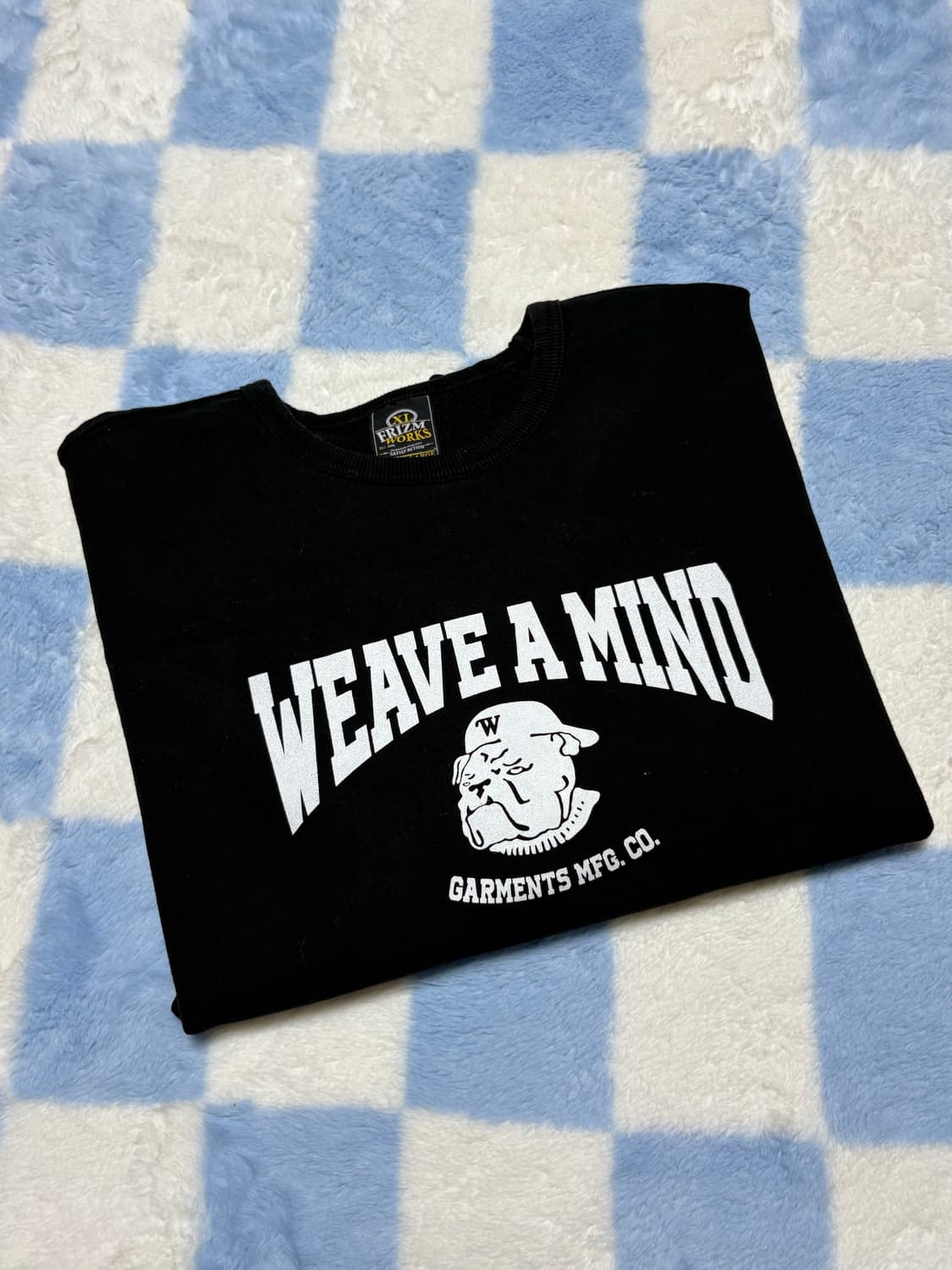 프리즘웍스 맨투맨 블랙 XL 상품이미지1