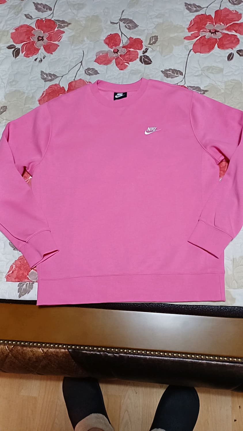 나이키 기모맨투맨 실측105 가슴59 기장70 상품이미지1