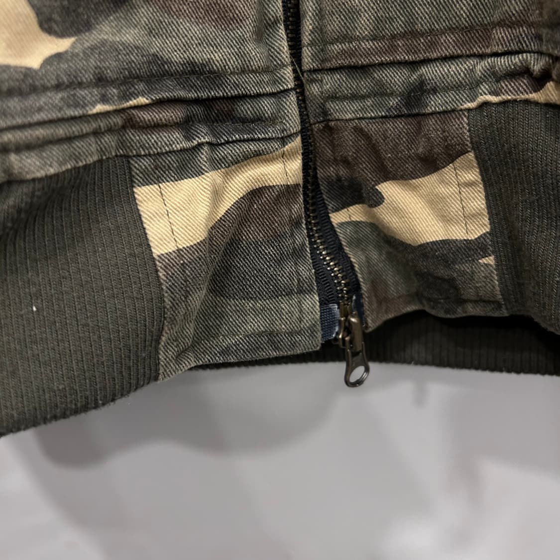 레이건 밀리터리 카모플라쥬 코튼 후드 봄버자켓 상품이미지4