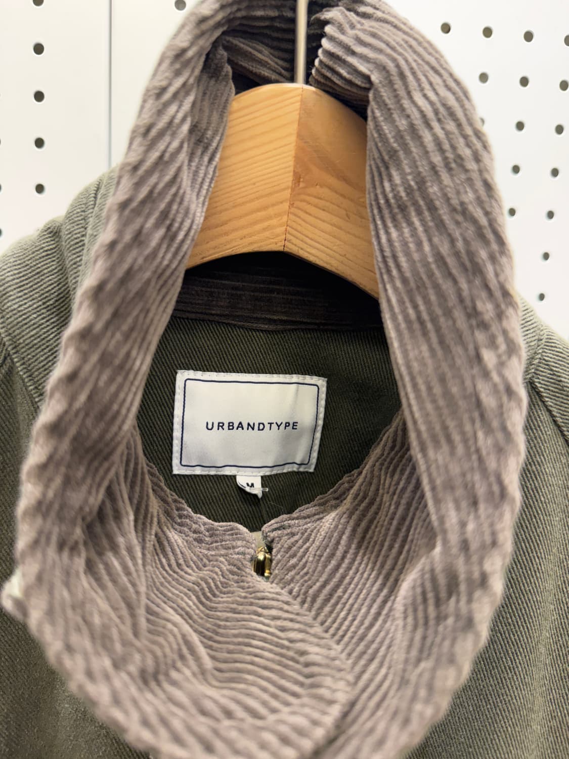 어반디타입 코듀로이 카라 헌팅 자켓 U1561 상품이미지6