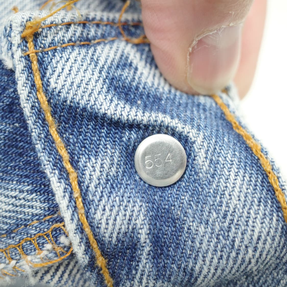 90s 리바이스 505 블랭크탭 데님 W32 L30 USA제조  상품이미지6