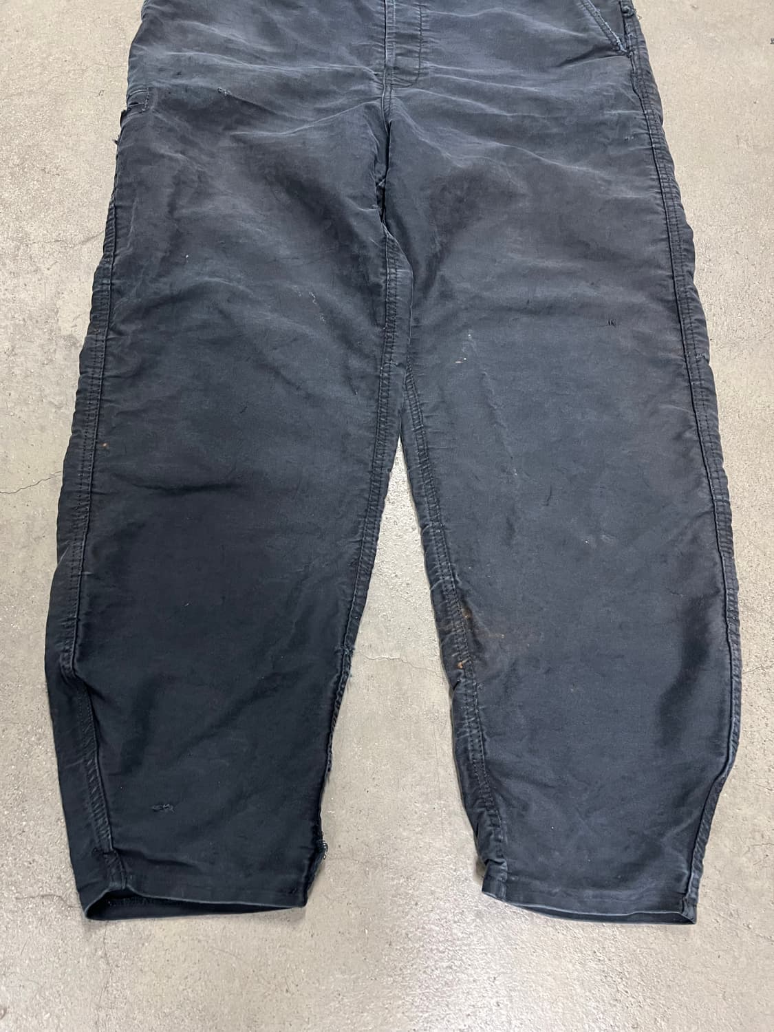 OLD EURO BLACK MOLESKIN 빈티지블랙몰스킨워크팬츠 상품이미지6