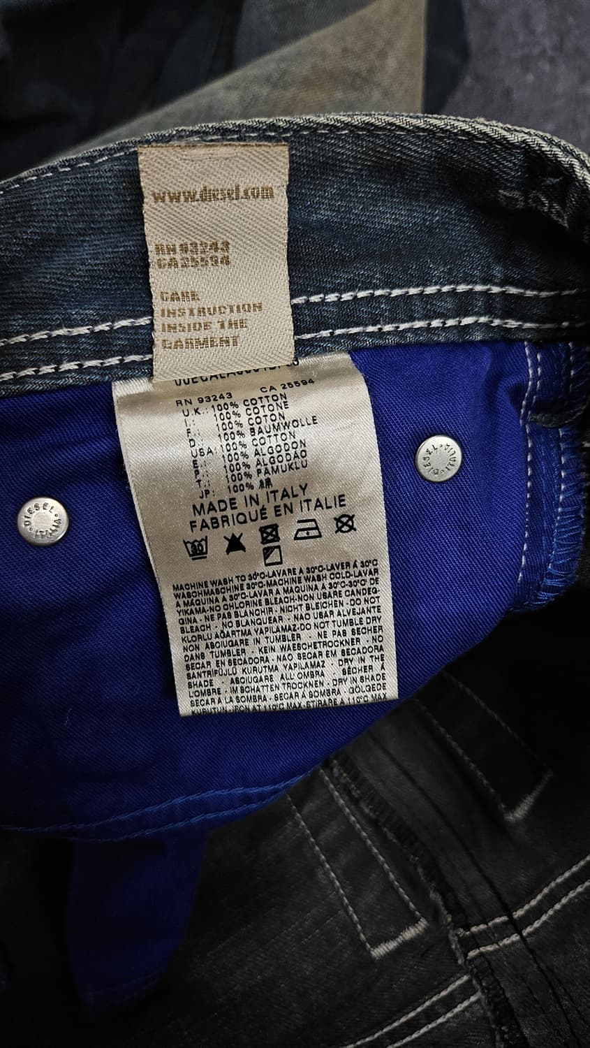 디젤 자탄 빈티지 워싱 팬츠 W30 L32(급처) 상품이미지8