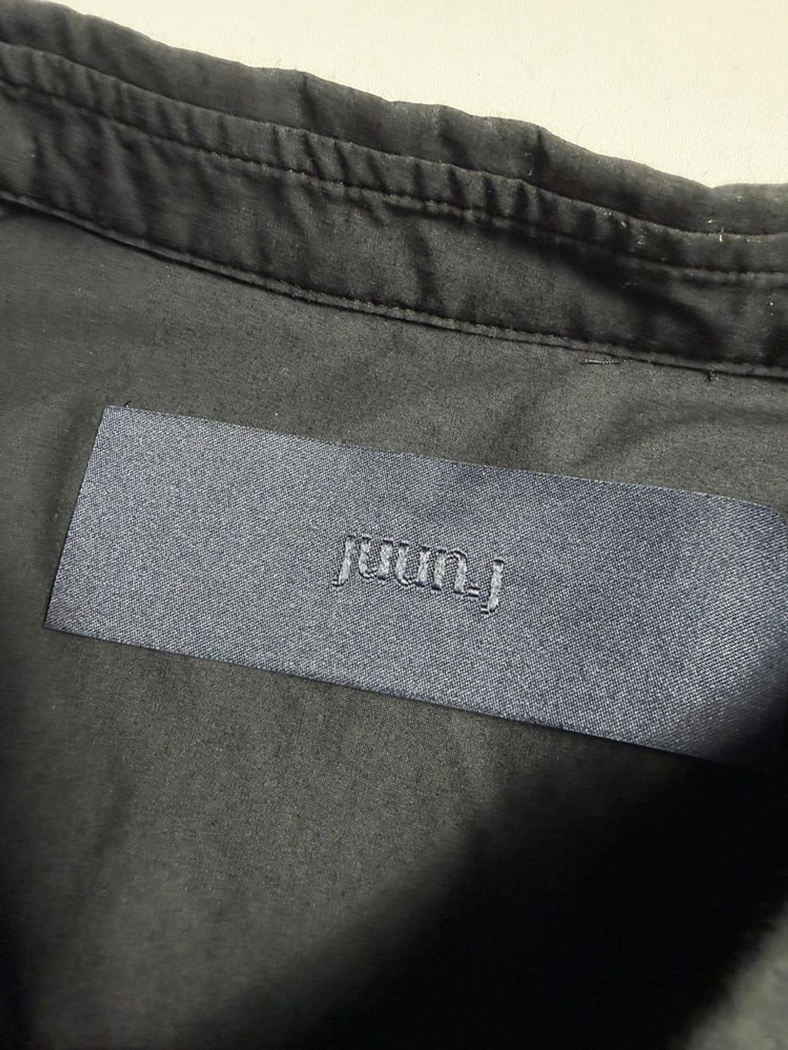 준지 Juun.J 18FW MA-1 포켓 블랙 셔츠 R2367 상품이미지7