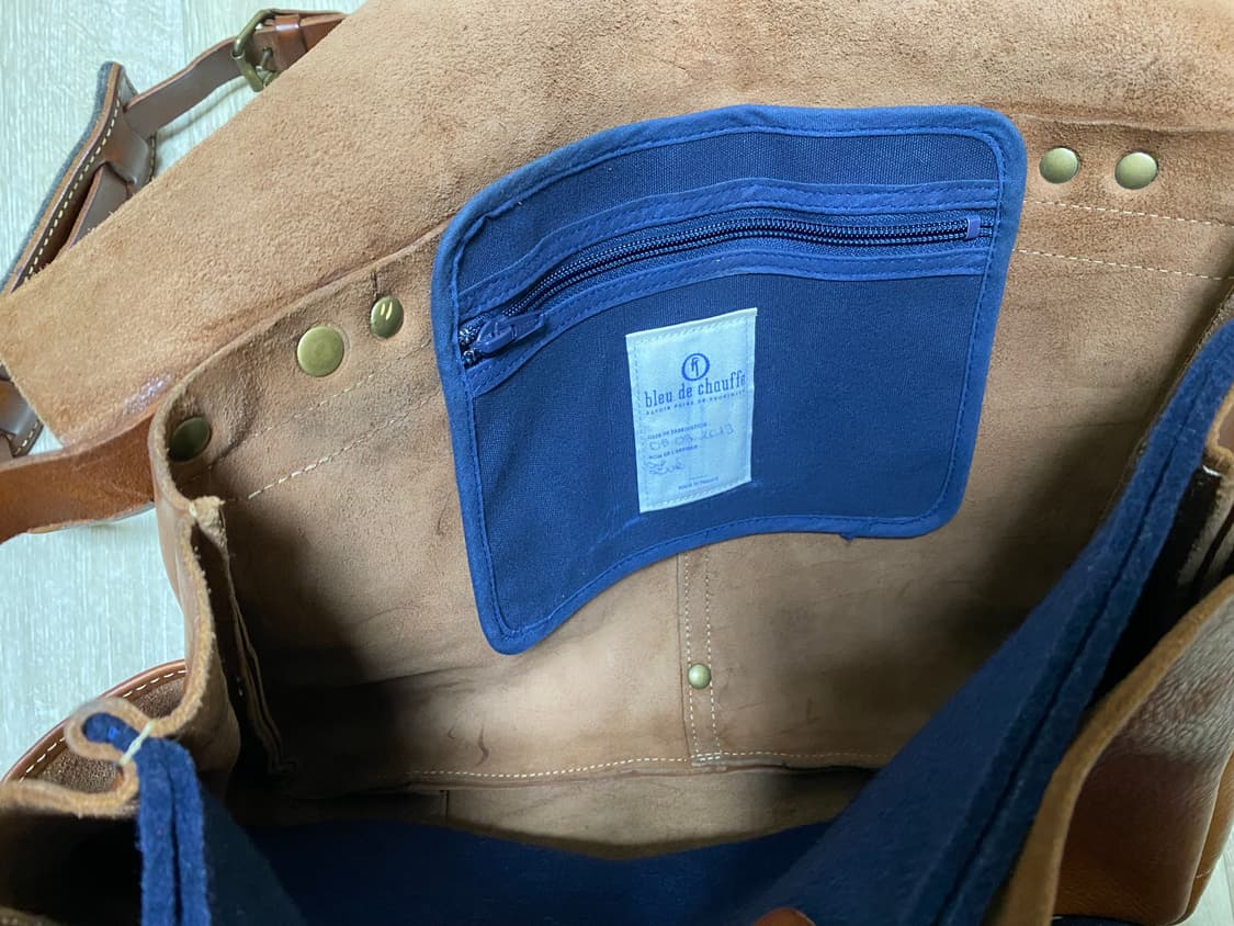 블루드쇼프 Bleu de chaffe / 메신져백 라지 / Free 상품이미지7