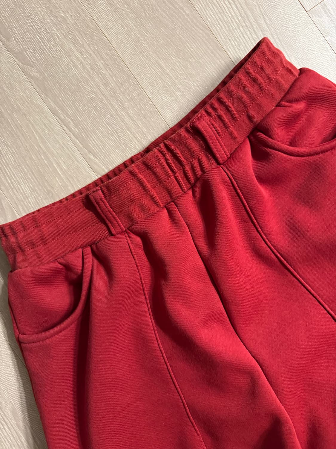 서울베이스드 빅보이 스웨트 팬츠 레드 F 상품이미지3