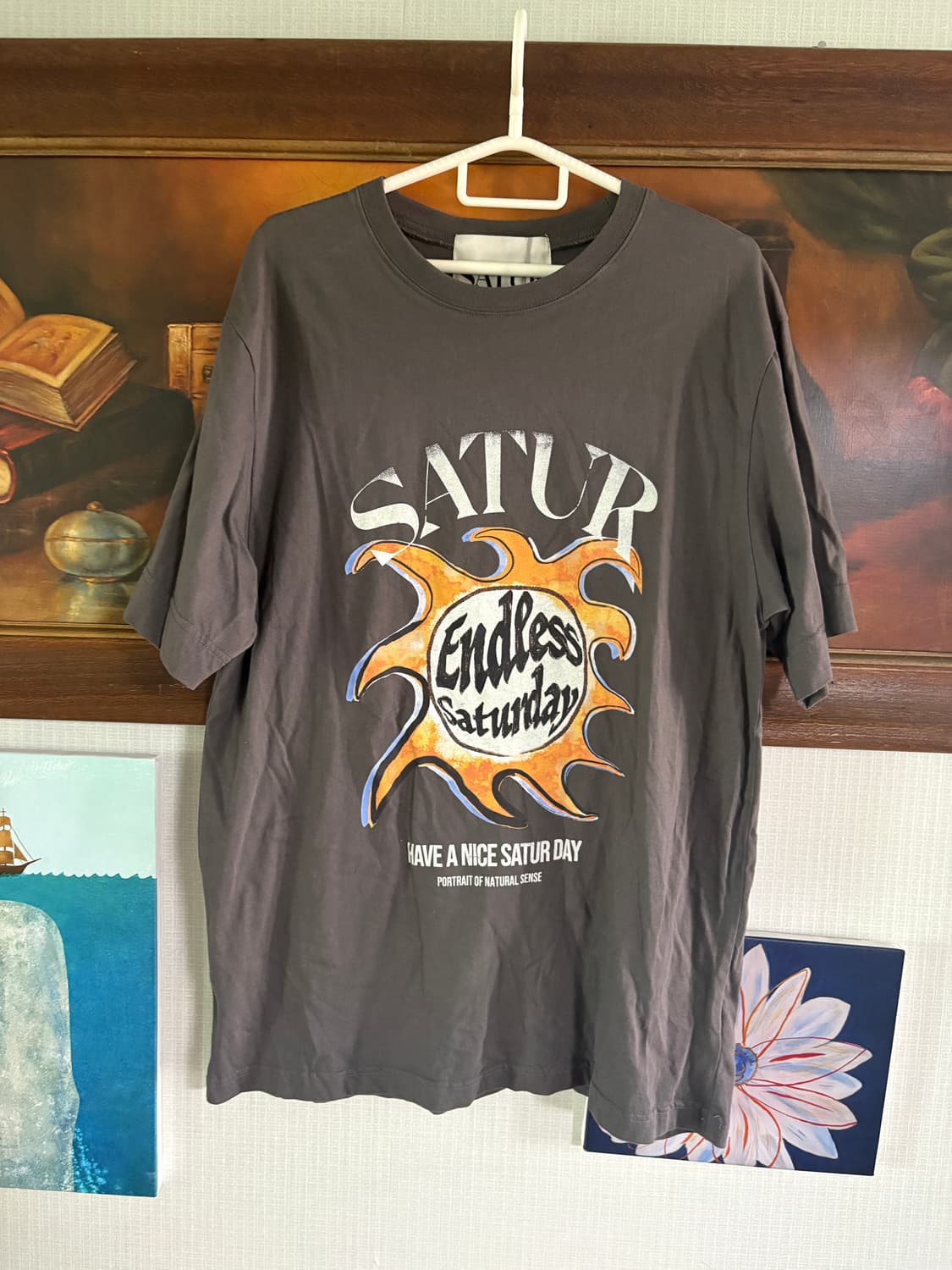 Satur 락스타 그래픽 반팔티 L 상품이미지1