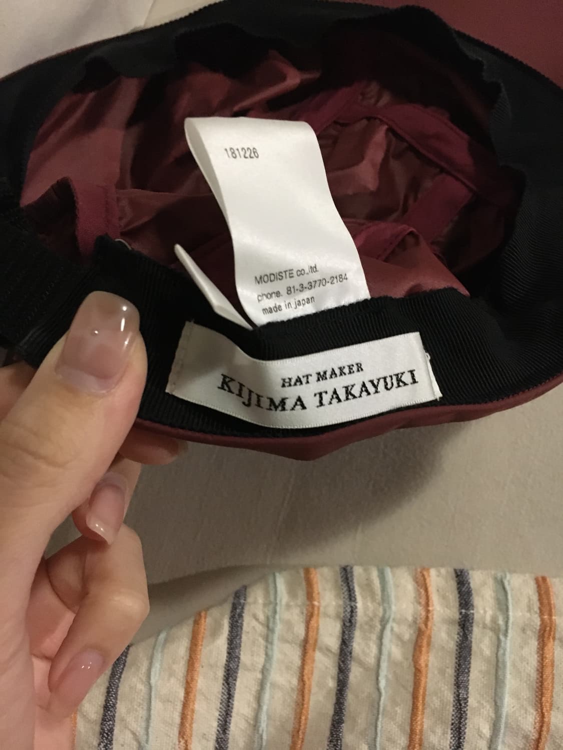 키지마타카유키 캡 상품이미지3