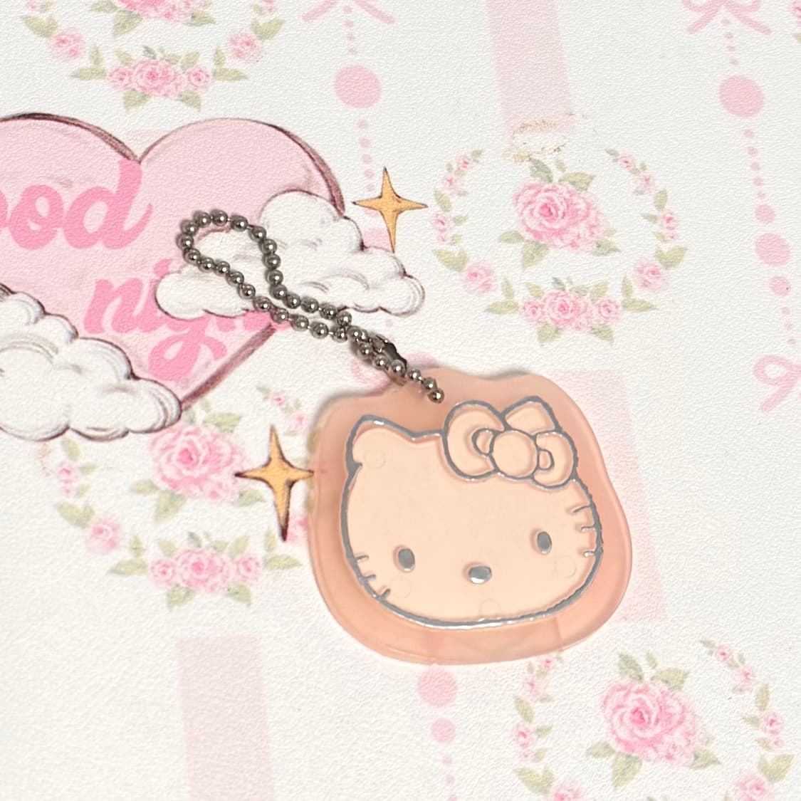 고전 1997 키티 클리어 키링 상품이미지1