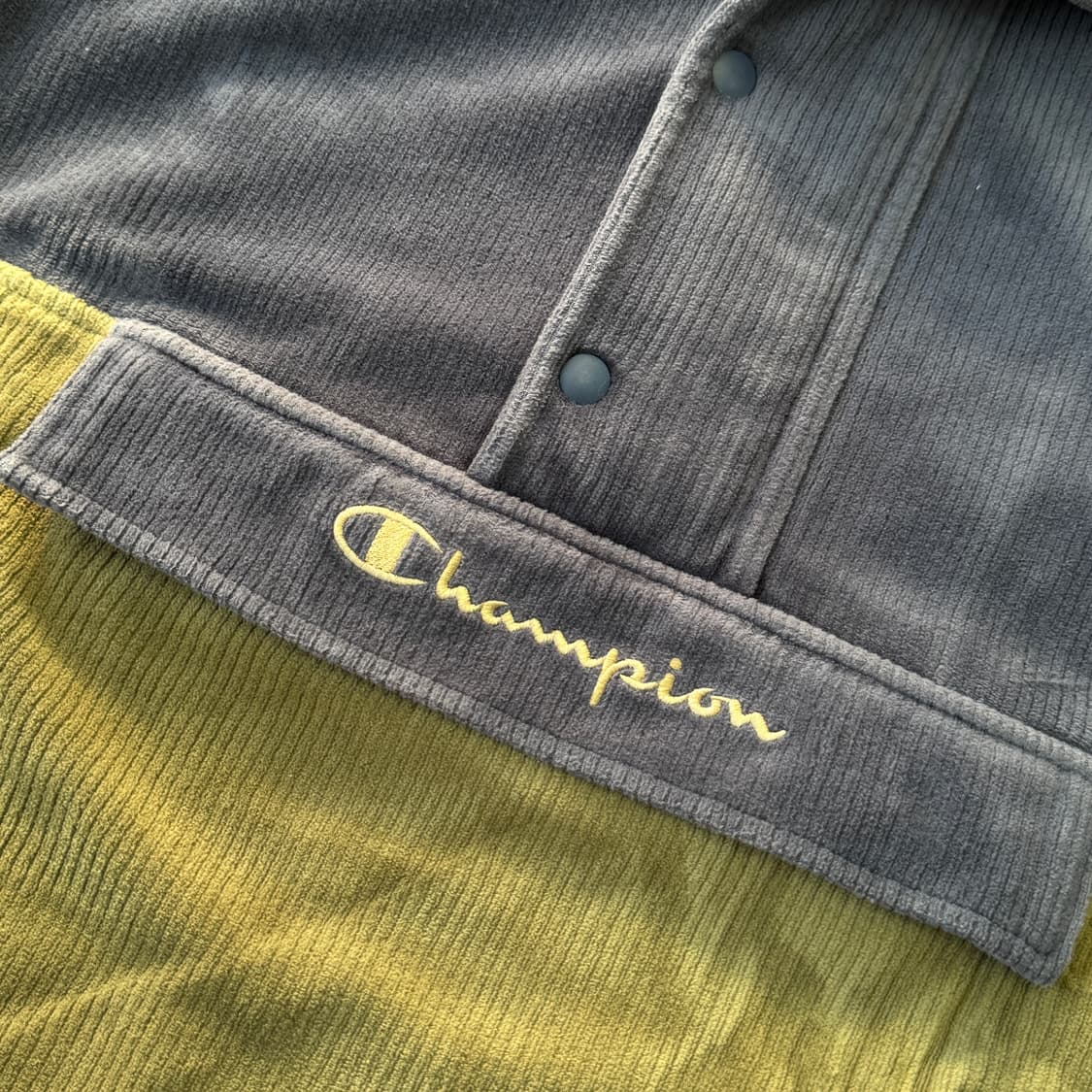 챔피온 재팬 코듀로이 배색 후드 아노락 M 상품이미지3