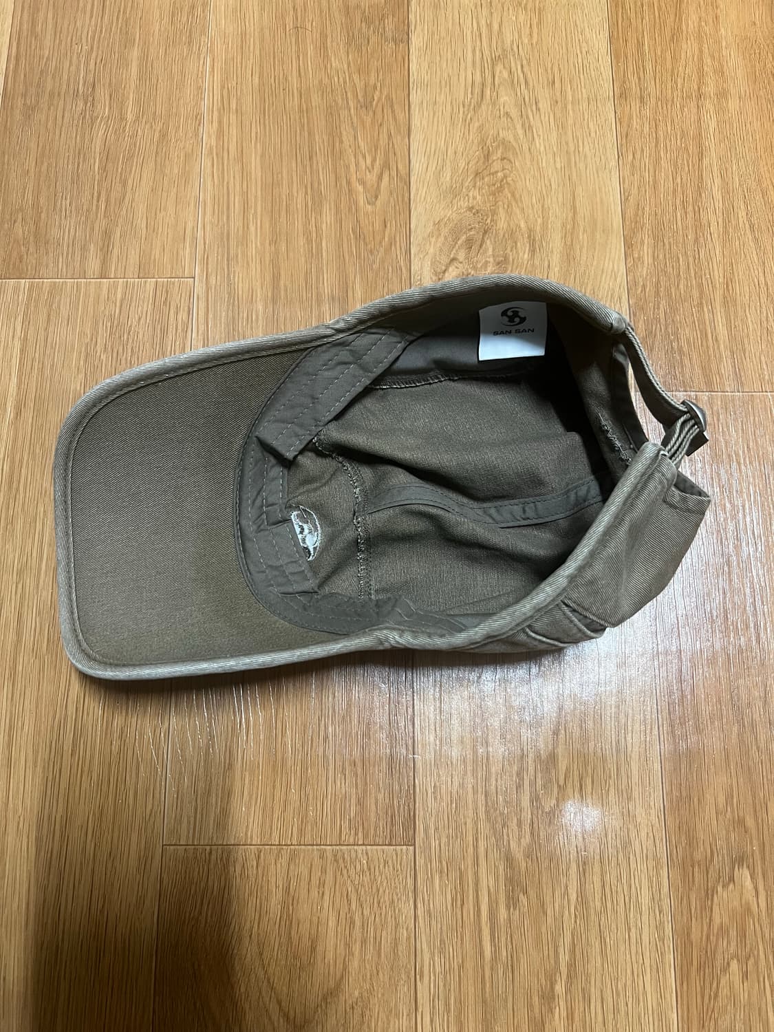 산산기어 페이디드 워싱 캡 브라운 상품이미지8