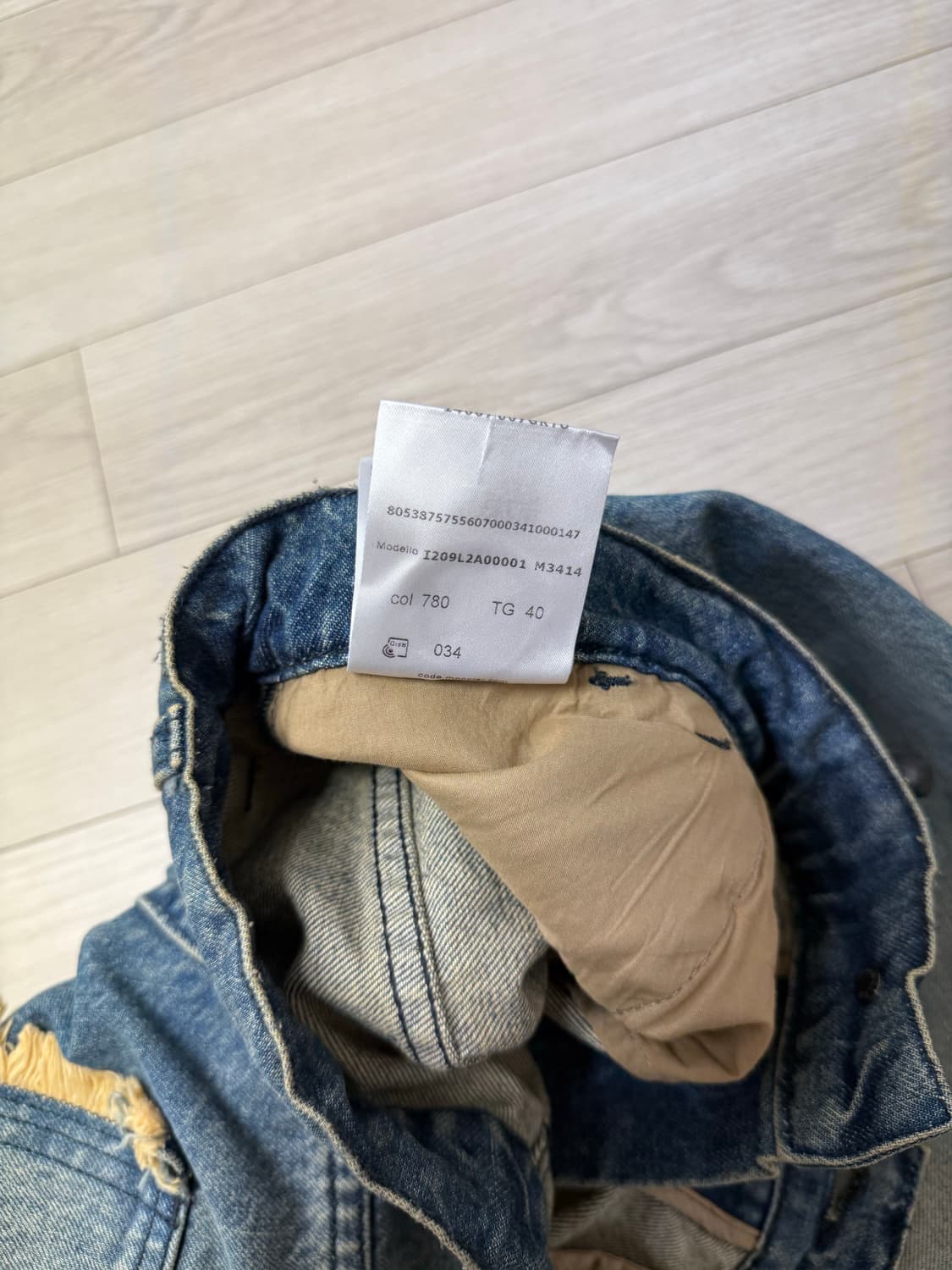 [New] Moncler x Palm Angels Denim pants  상품이미지9