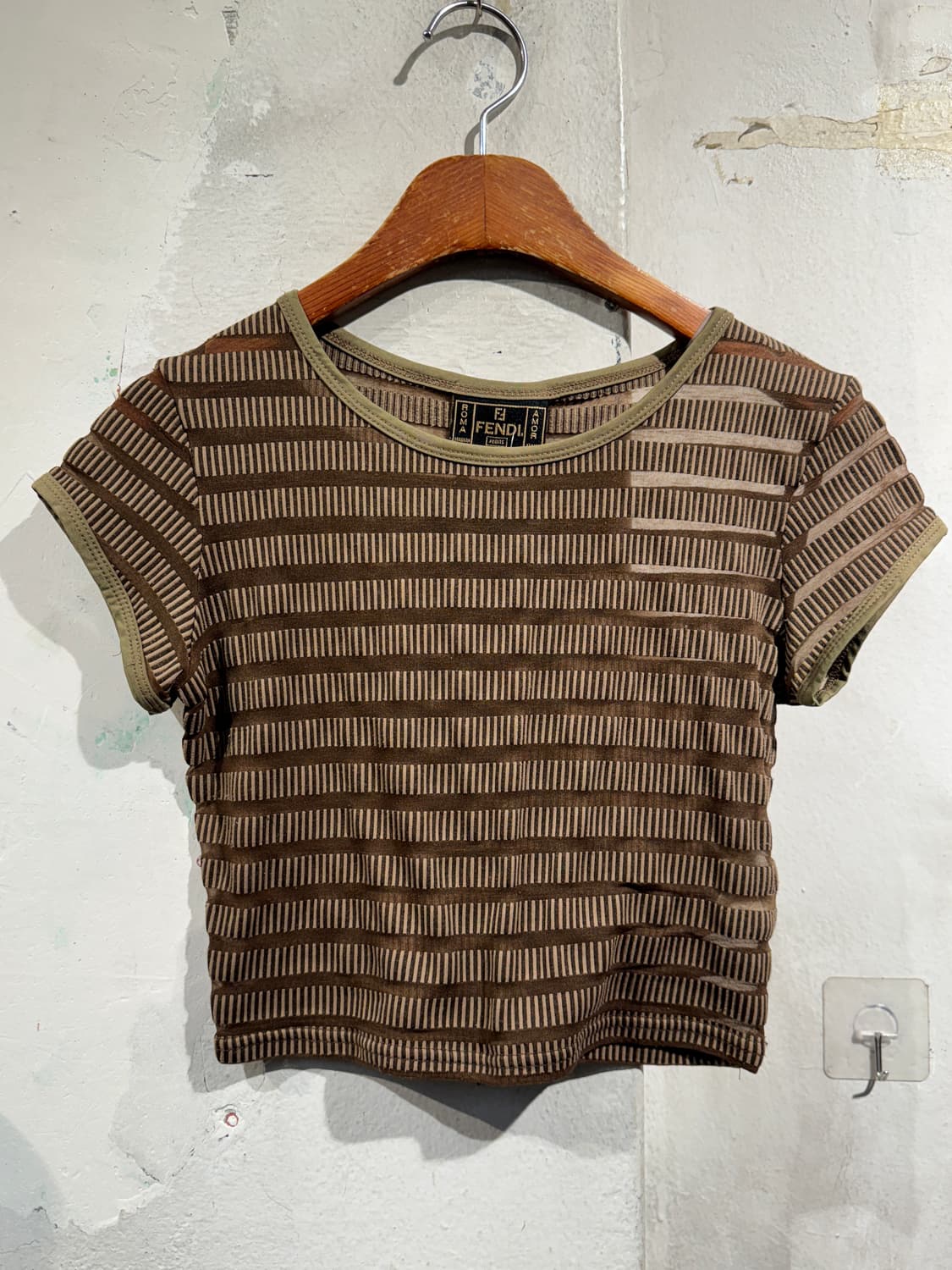 Fendi brown short sleeve t-shirt 상품이미지1