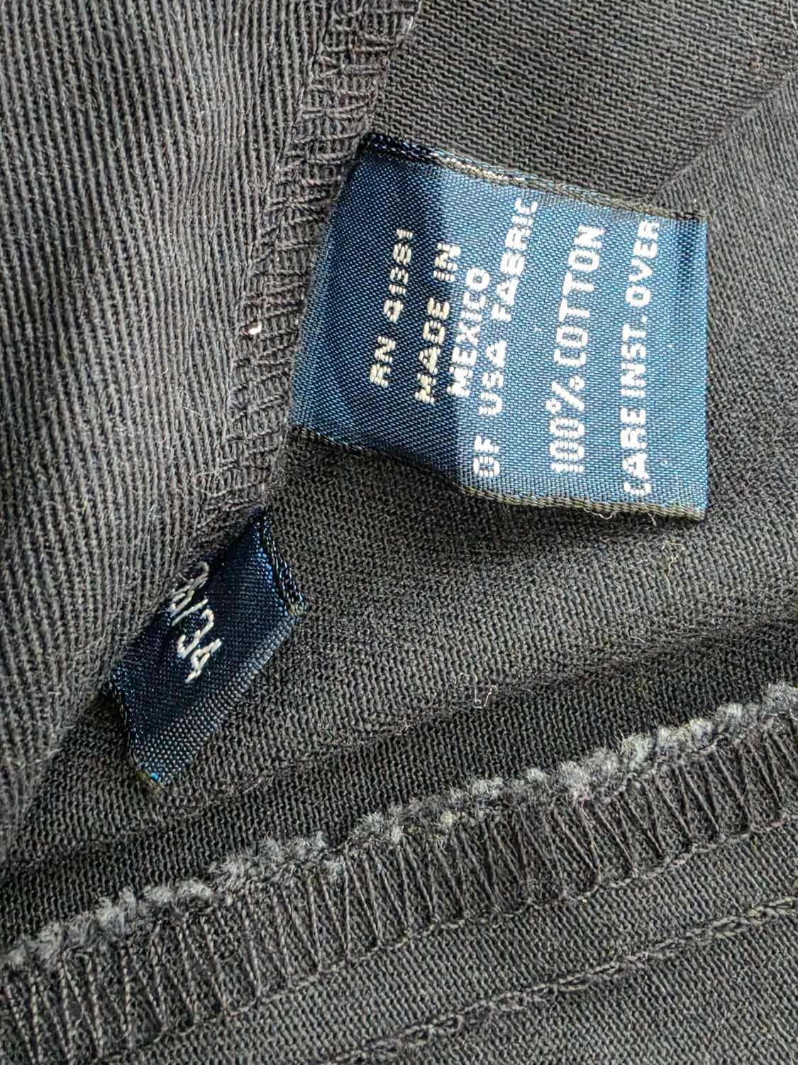 [최종할인] 00' 폴로 네이비 앤드류 투턱 클래식 치36-34  상품이미지6