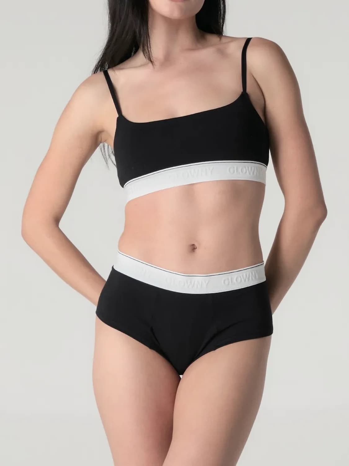 글로니 멜로우 힙스터 브리프 새깅 팬티 블랙 S 새상품 상품이미지2