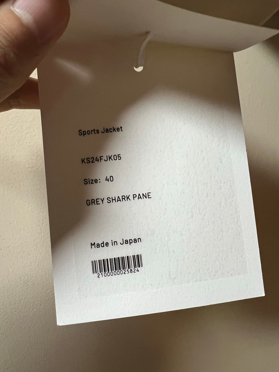 캡틴선샤인 스포츠자켓 그레이 샤크페인 40 상품이미지5