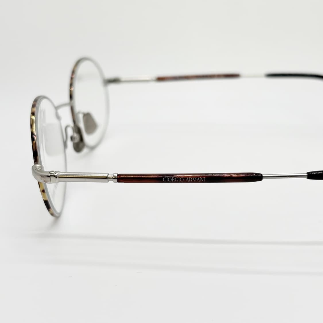 GIORGIO ARMANI 조르지오 아르마니 호피 원형 메탈테 상품이미지5