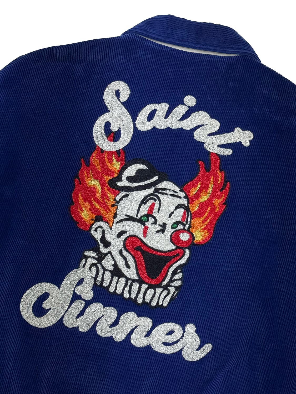 세인트 마이클 시너 서커스 코듀로이 테디 자켓 블루 상품이미지5