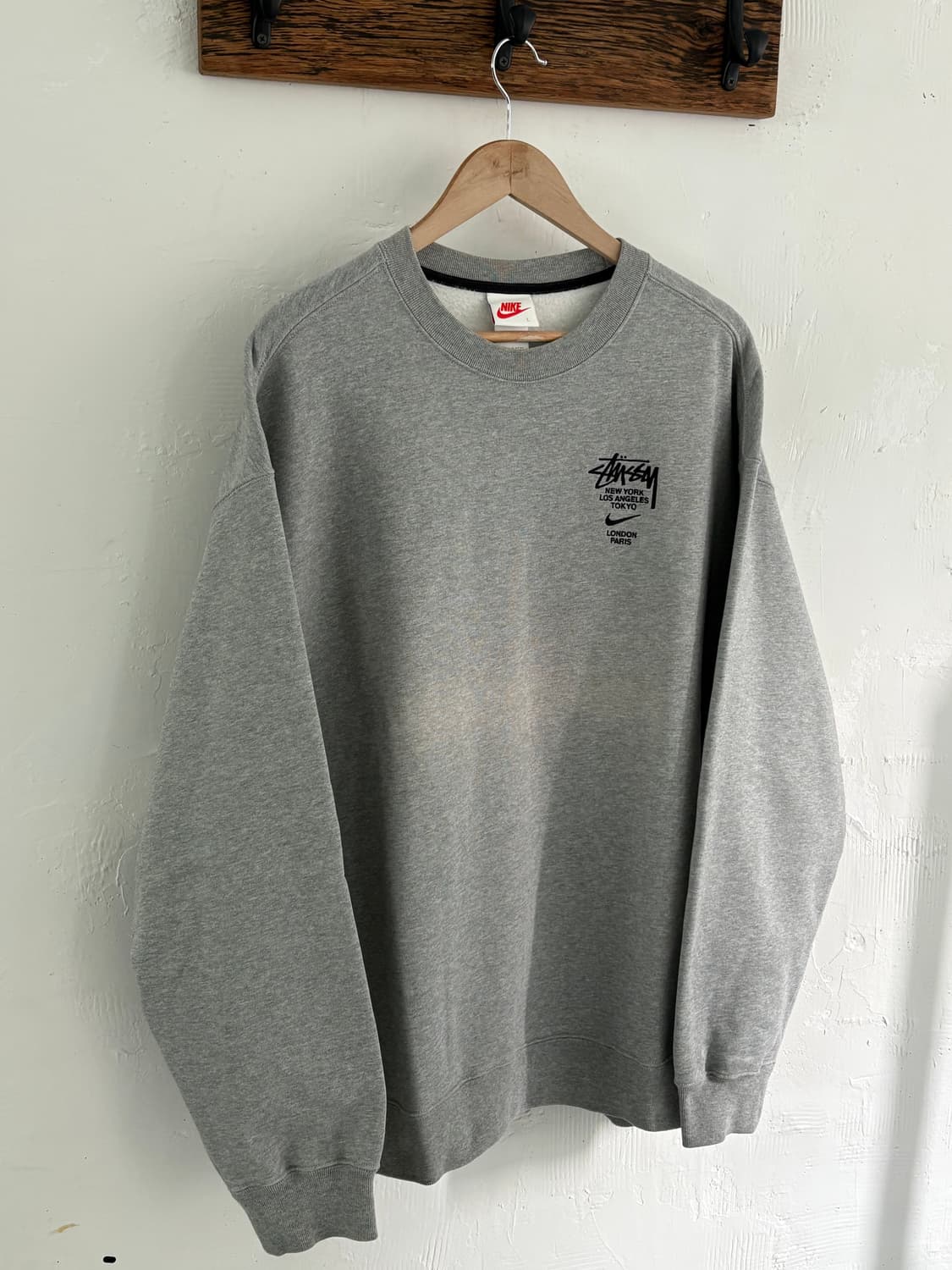 Nike x Stussy 나이키 스투시 NRG 플리스 크루넥 맨투맨 상품이미지2