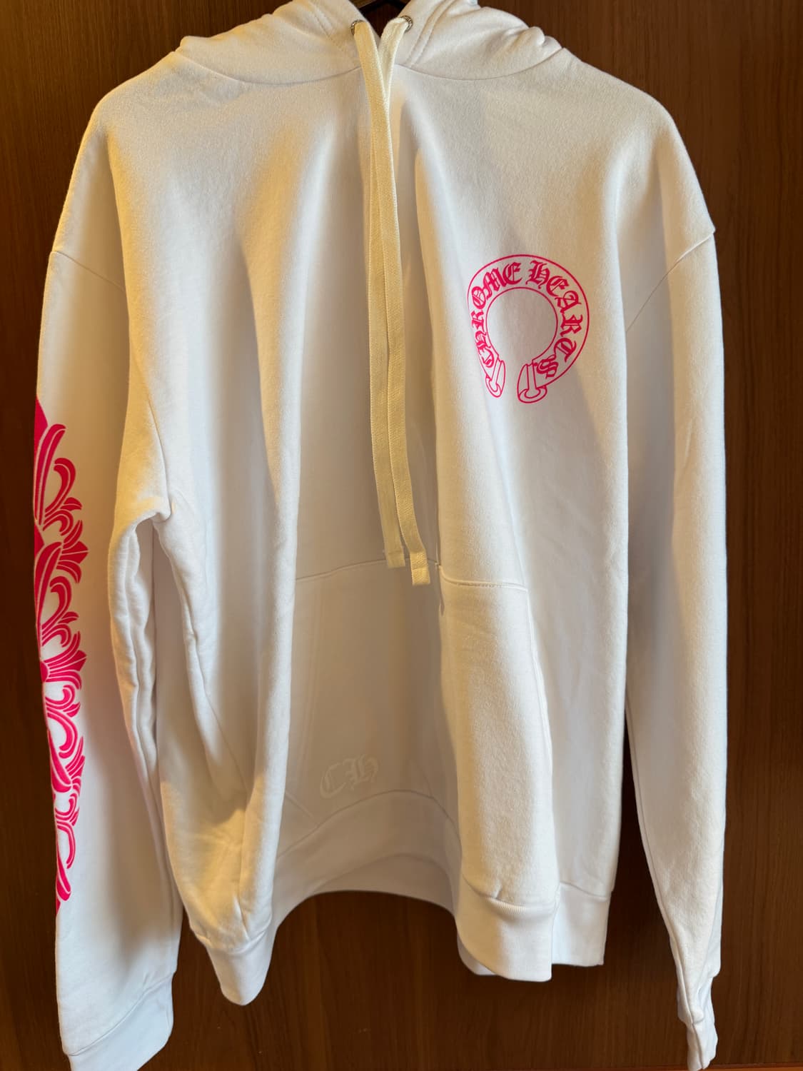 새상품 신상) 크롬하츠 신상 홀스슈 플로랄 후드 상품이미지1